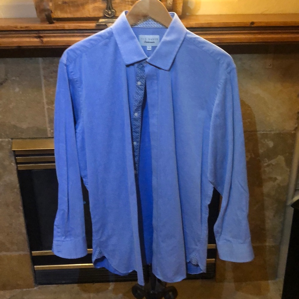 Ted Baker Dress Shirt, Large (17-32/33)